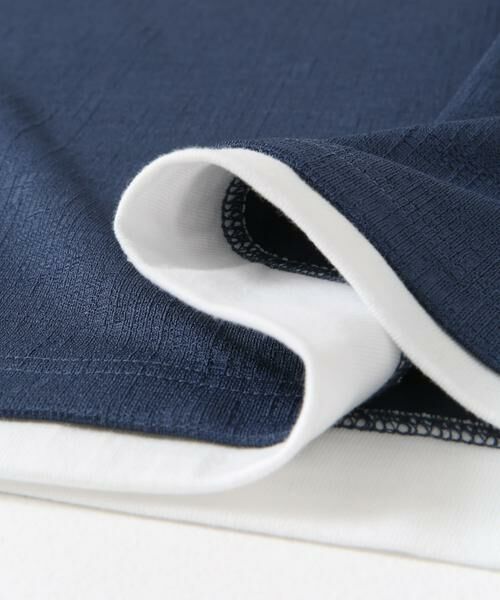 URBAN RESEARCH ITEMS / アーバンリサーチ アイテムズ Tシャツ | フェイクレイヤードドビートップス | 詳細8