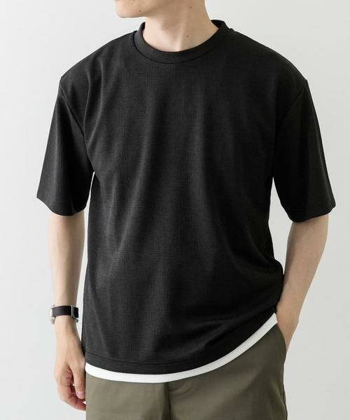 URBAN RESEARCH ITEMS / アーバンリサーチ アイテムズ Tシャツ | フェイクレイヤードドビートップス | 詳細14