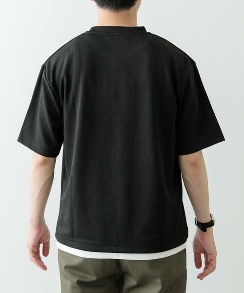 URBAN RESEARCH ITEMS / アーバンリサーチ アイテムズ Tシャツ | フェイクレイヤードドビートップス | 詳細19