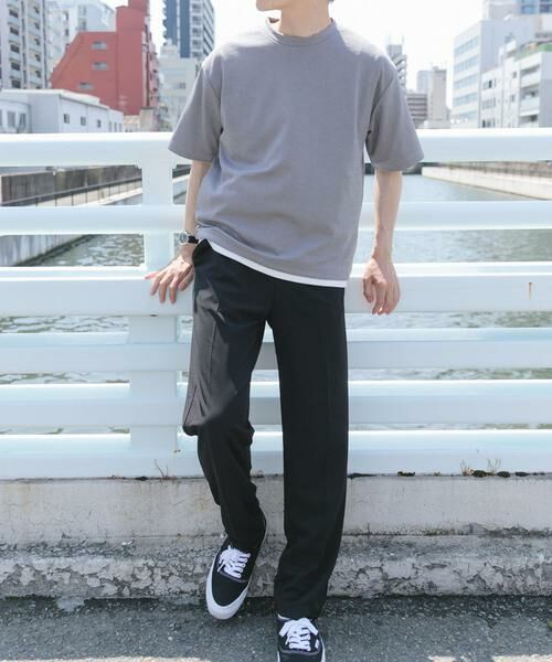 URBAN RESEARCH ITEMS / アーバンリサーチ アイテムズ Tシャツ | フェイクレイヤードドビートップス | 詳細26