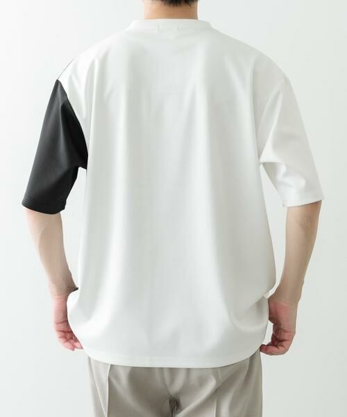 URBAN RESEARCH ITEMS / アーバンリサーチ アイテムズ Tシャツ | ポンチ切替ショートスリーブトップス | 詳細20