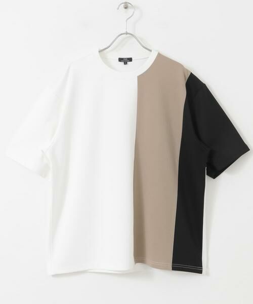 URBAN RESEARCH ITEMS / アーバンリサーチ アイテムズ Tシャツ | ポンチ切替ショートスリーブトップス | 詳細22