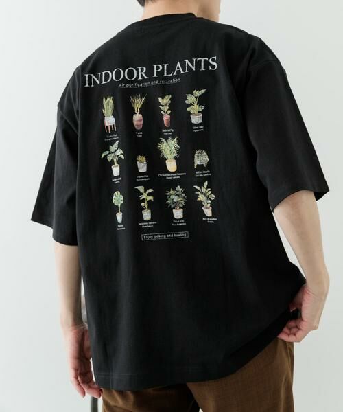 URBAN RESEARCH ITEMS / アーバンリサーチ アイテムズ Tシャツ | PlantsバックプリントusedライクTシャツ | 詳細12