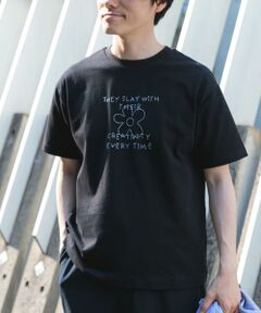 URBAN RESEARCH ITEMS / アーバンリサーチ アイテムズ Tシャツ | レタード刺繍Tシャツ creativity