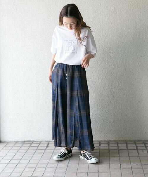 URBAN RESEARCH ITEMS / アーバンリサーチ アイテムズ Tシャツ | レタード刺繍Tシャツ creativity | 詳細8