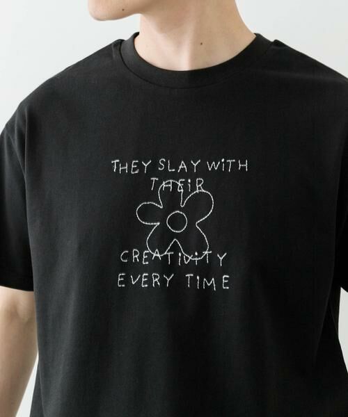 URBAN RESEARCH ITEMS / アーバンリサーチ アイテムズ Tシャツ | レタード刺繍Tシャツ creativity | 詳細13