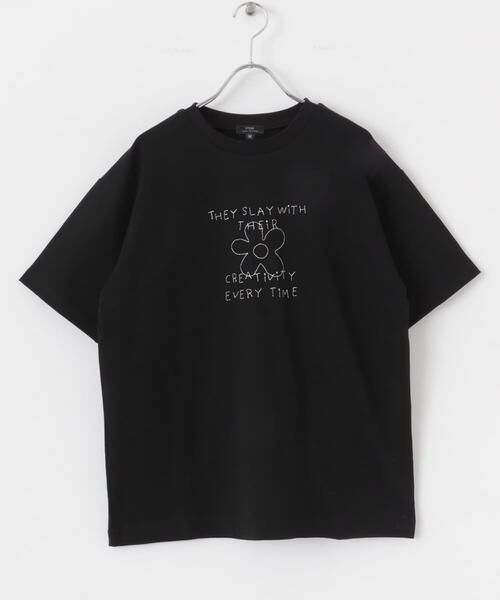 URBAN RESEARCH ITEMS / アーバンリサーチ アイテムズ Tシャツ | レタード刺繍Tシャツ creativity | 詳細25