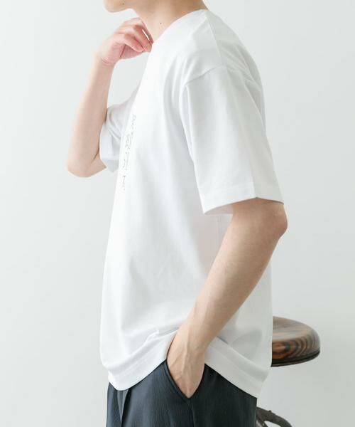 URBAN RESEARCH ITEMS / アーバンリサーチ アイテムズ Tシャツ | レタード刺繍Tシャツ slaying today | 詳細11