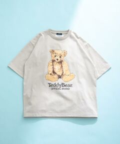 URBAN RESEARCH ITEMS / アーバンリサーチ アイテムズ Tシャツ | Teddy Bear クルーネックプリントTシャツ