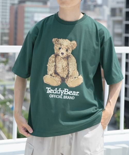 URBAN RESEARCH ITEMS / アーバンリサーチ アイテムズ Tシャツ | Teddy Bear クルーネックプリントTシャツ | 詳細1