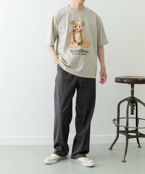 URBAN RESEARCH ITEMS / アーバンリサーチ アイテムズ Tシャツ | Teddy Bear クルーネックプリントTシャツ | 詳細28