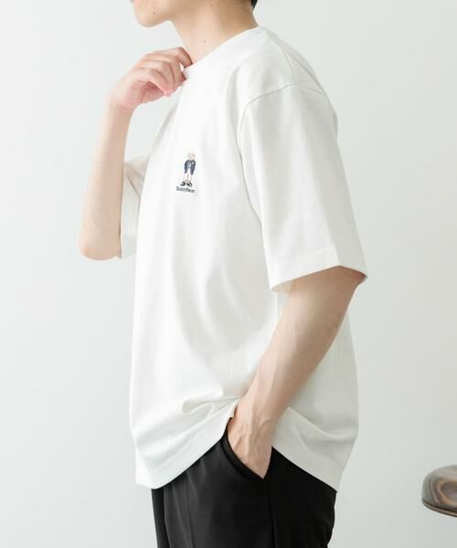 URBAN RESEARCH ITEMS / アーバンリサーチ アイテムズ Tシャツ | Teddy Bear ワンポイント刺繍Tシャツ | 詳細2
