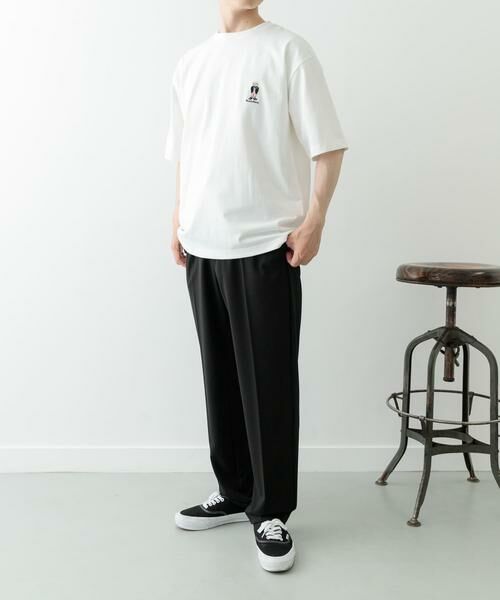 URBAN RESEARCH ITEMS / アーバンリサーチ アイテムズ Tシャツ | Teddy Bear ワンポイント刺繍Tシャツ | 詳細5