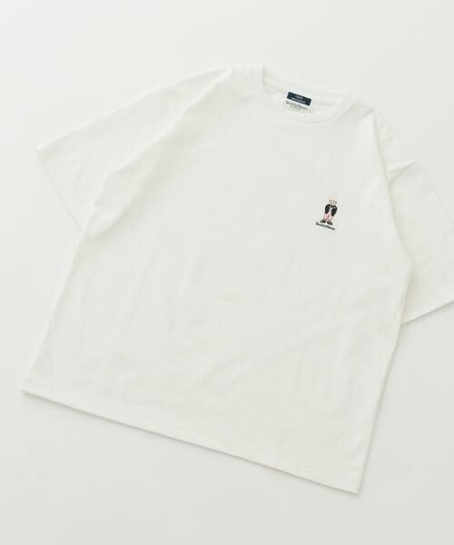 URBAN RESEARCH ITEMS / アーバンリサーチ アイテムズ Tシャツ | Teddy Bear ワンポイント刺繍Tシャツ | 詳細6