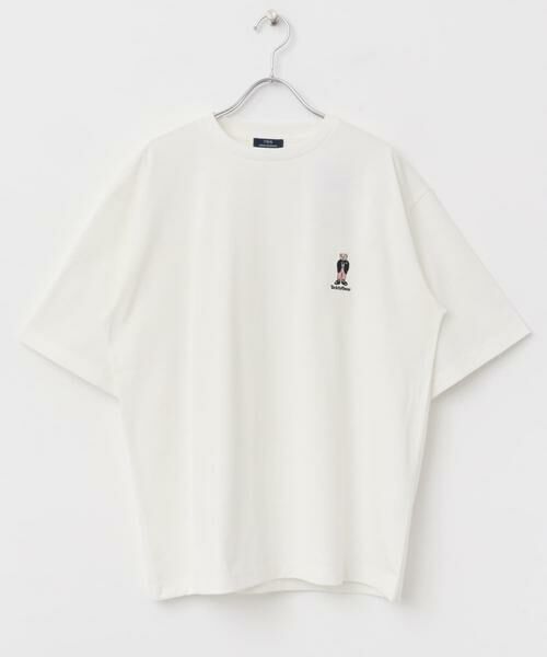 URBAN RESEARCH ITEMS / アーバンリサーチ アイテムズ Tシャツ | Teddy Bear ワンポイント刺繍Tシャツ | 詳細8