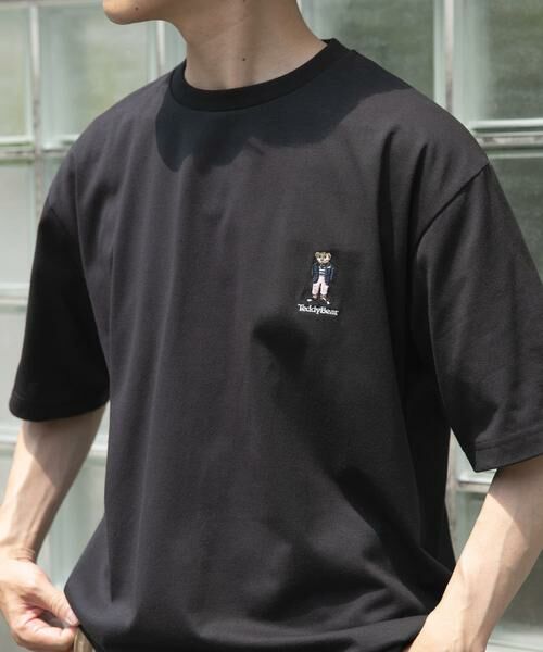 URBAN RESEARCH ITEMS / アーバンリサーチ アイテムズ Tシャツ | Teddy Bear ワンポイント刺繍Tシャツ | 詳細10