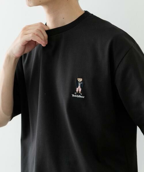 URBAN RESEARCH ITEMS / アーバンリサーチ アイテムズ Tシャツ | Teddy Bear ワンポイント刺繍Tシャツ | 詳細14