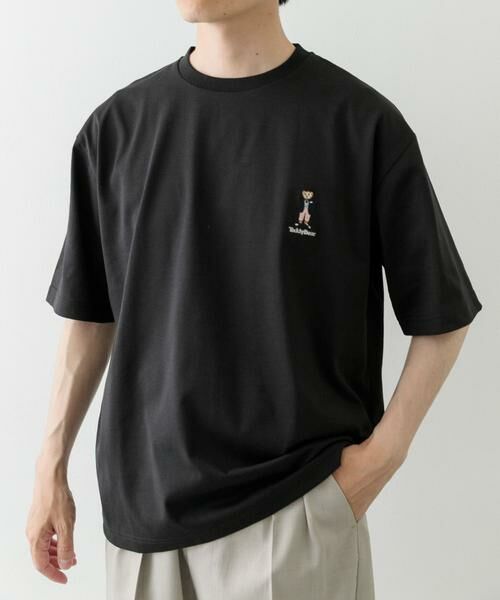 URBAN RESEARCH ITEMS / アーバンリサーチ アイテムズ Tシャツ | Teddy Bear ワンポイント刺繍Tシャツ | 詳細15