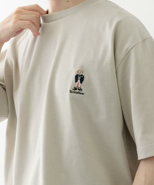 URBAN RESEARCH ITEMS / アーバンリサーチ アイテムズ Tシャツ | Teddy Bear ワンポイント刺繍Tシャツ | 詳細22