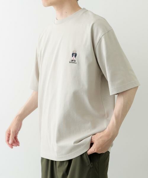 URBAN RESEARCH ITEMS / アーバンリサーチ アイテムズ Tシャツ | Teddy Bear ワンポイント刺繍Tシャツ | 詳細25