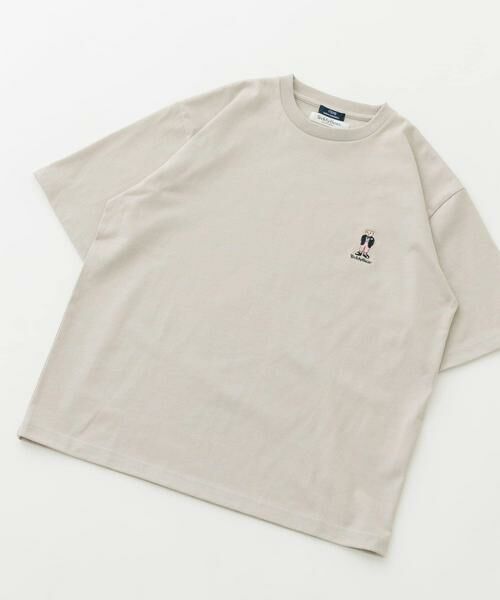 URBAN RESEARCH ITEMS / アーバンリサーチ アイテムズ Tシャツ | Teddy Bear ワンポイント刺繍Tシャツ | 詳細28