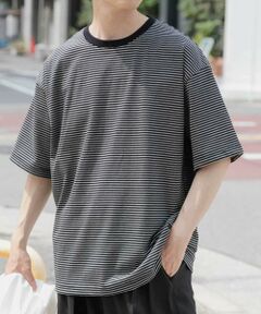 URBAN RESEARCH ITEMS / アーバンリサーチ アイテムズ Tシャツ | ミジンボーダー天竺半袖T-Shirts