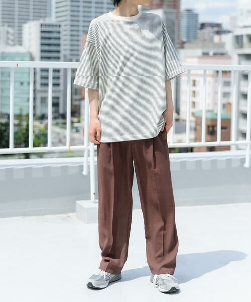 URBAN RESEARCH ITEMS / アーバンリサーチ アイテムズ Tシャツ | ミジンボーダー天竺半袖T-Shirts | 詳細2