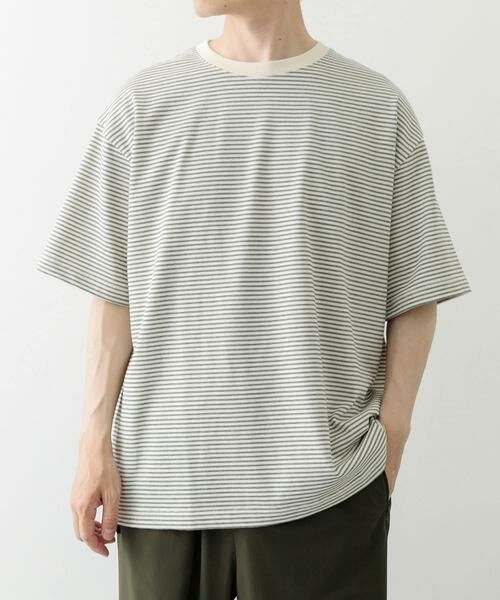 URBAN RESEARCH ITEMS / アーバンリサーチ アイテムズ Tシャツ | ミジンボーダー天竺半袖T-Shirts | 詳細4