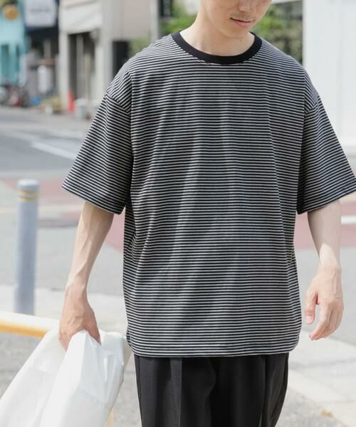 URBAN RESEARCH ITEMS / アーバンリサーチ アイテムズ Tシャツ | ミジンボーダー天竺半袖T-Shirts | 詳細16