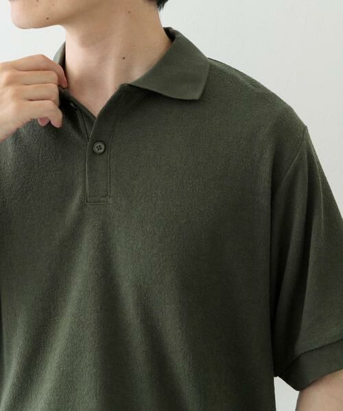 URBAN RESEARCH ITEMS / アーバンリサーチ アイテムズ ポロシャツ | クレープジョーゼットポロシャツ | 詳細1