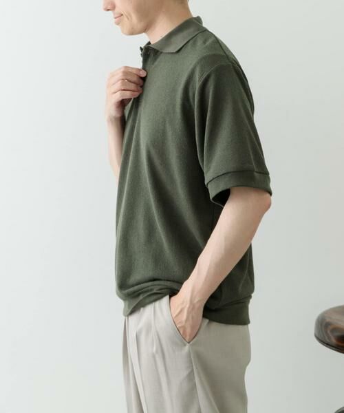 URBAN RESEARCH ITEMS / アーバンリサーチ アイテムズ ポロシャツ | クレープジョーゼットポロシャツ | 詳細3