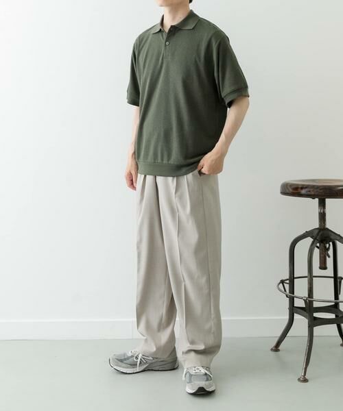 URBAN RESEARCH ITEMS / アーバンリサーチ アイテムズ ポロシャツ | クレープジョーゼットポロシャツ | 詳細5