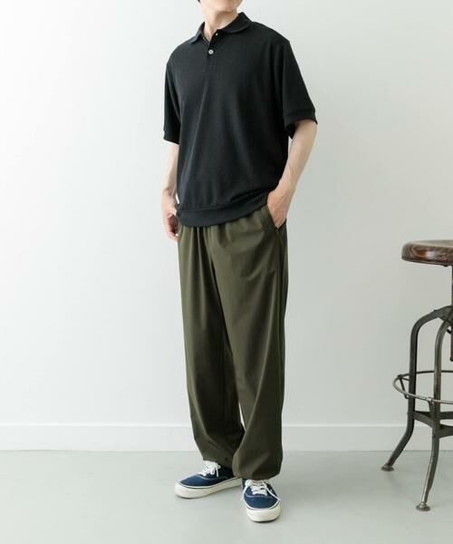 URBAN RESEARCH ITEMS / アーバンリサーチ アイテムズ ポロシャツ | クレープジョーゼットポロシャツ | 詳細12