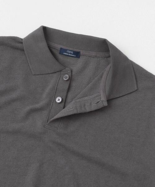 URBAN RESEARCH ITEMS / アーバンリサーチ アイテムズ ポロシャツ | クレープジョーゼットポロシャツ | 詳細22