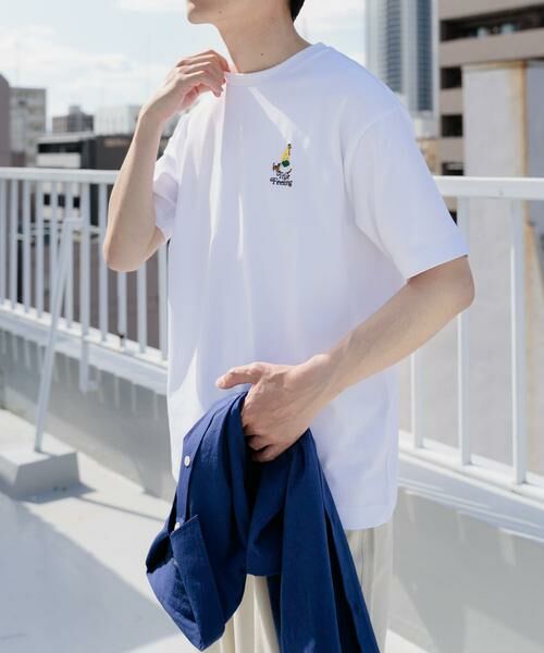 URBAN RESEARCH ITEMS / アーバンリサーチ アイテムズ Tシャツ | ojisampo 刺繍Tシャツ | 詳細3