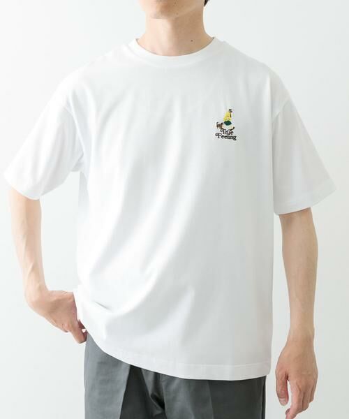 URBAN RESEARCH ITEMS / アーバンリサーチ アイテムズ Tシャツ | ojisampo 刺繍Tシャツ | 詳細7