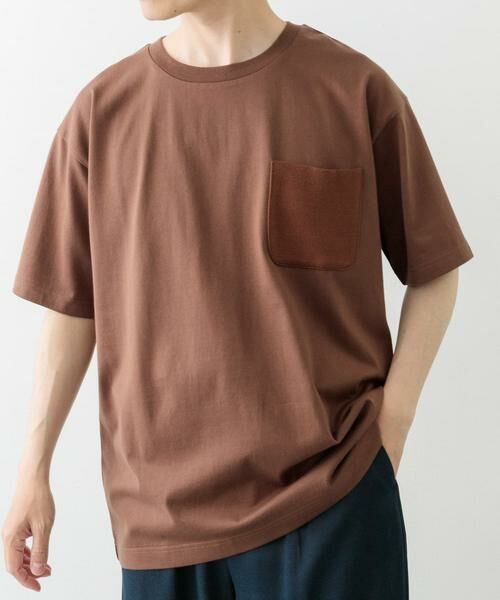 URBAN RESEARCH ITEMS / アーバンリサーチ アイテムズ Tシャツ | ポケット切替クルーネックTシャツ | 詳細2