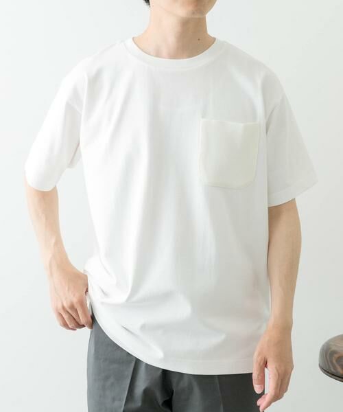 URBAN RESEARCH ITEMS / アーバンリサーチ アイテムズ Tシャツ | ポケット切替クルーネックTシャツ | 詳細12