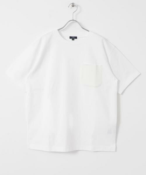 URBAN RESEARCH ITEMS / アーバンリサーチ アイテムズ Tシャツ | ポケット切替クルーネックTシャツ | 詳細15