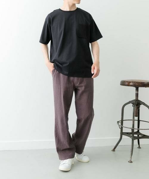 URBAN RESEARCH ITEMS / アーバンリサーチ アイテムズ Tシャツ | ポケット切替クルーネックTシャツ | 詳細21
