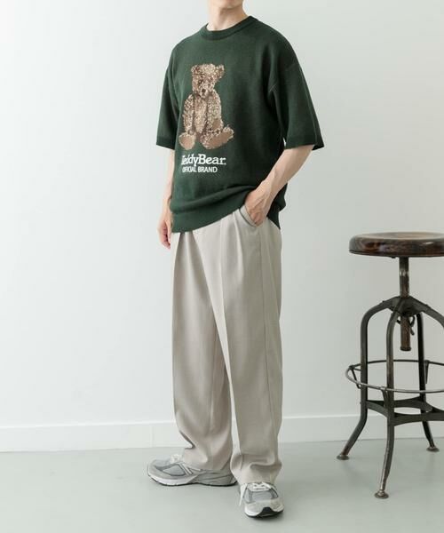 URBAN RESEARCH ITEMS / アーバンリサーチ アイテムズ ニット・セーター | Teddy Bear クルーネックサマーニット | 詳細5