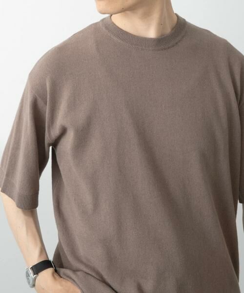 URBAN RESEARCH ITEMS / アーバンリサーチ アイテムズ ニット・セーター | コットンリネンクルーネックサマーニット | 詳細1