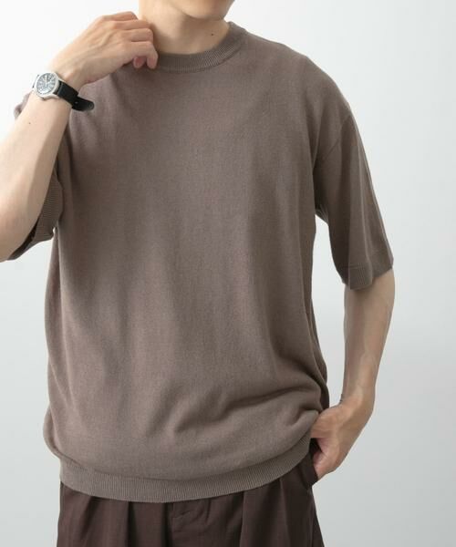 URBAN RESEARCH ITEMS / アーバンリサーチ アイテムズ ニット・セーター | コットンリネンクルーネックサマーニット | 詳細3