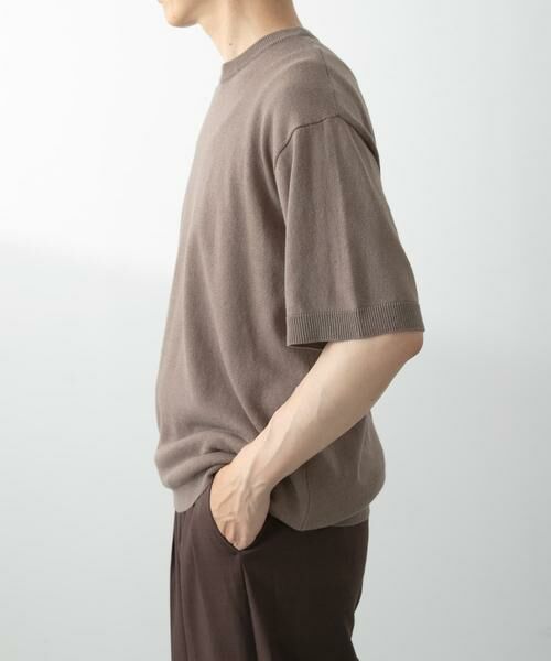 URBAN RESEARCH ITEMS / アーバンリサーチ アイテムズ ニット・セーター | コットンリネンクルーネックサマーニット | 詳細4