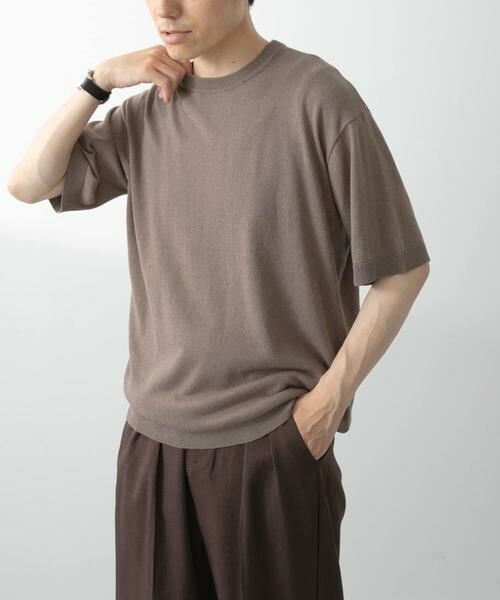 URBAN RESEARCH ITEMS / アーバンリサーチ アイテムズ ニット・セーター | コットンリネンクルーネックサマーニット | 詳細6