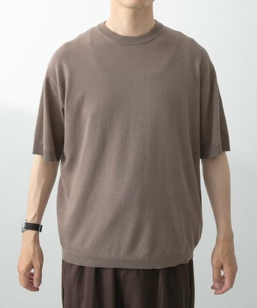 URBAN RESEARCH ITEMS / アーバンリサーチ アイテムズ ニット・セーター | コットンリネンクルーネックサマーニット | 詳細8