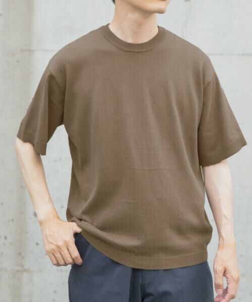 URBAN RESEARCH ITEMS / アーバンリサーチ アイテムズ ニット・セーター | コットンリネンクルーネックサマーニット | 詳細13