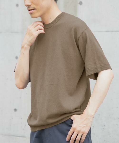 URBAN RESEARCH ITEMS / アーバンリサーチ アイテムズ ニット・セーター | コットンリネンクルーネックサマーニット | 詳細14