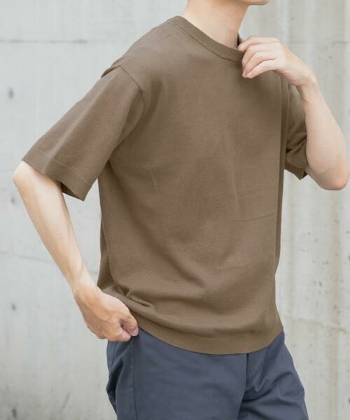 URBAN RESEARCH ITEMS / アーバンリサーチ アイテムズ ニット・セーター | コットンリネンクルーネックサマーニット | 詳細15