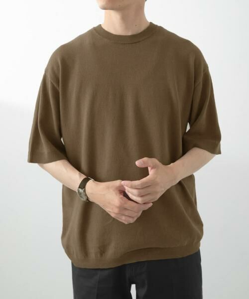 URBAN RESEARCH ITEMS / アーバンリサーチ アイテムズ ニット・セーター | コットンリネンクルーネックサマーニット | 詳細20